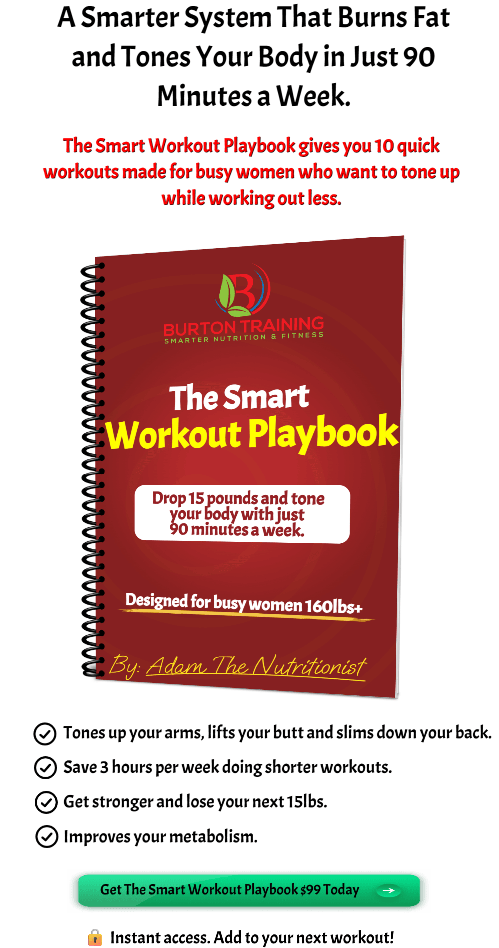 The Anti-Saggy Skin Secret eBook – guide to tighten and tone skin after weight loss by Adam The Nutritionist, Birmingham Alabama.